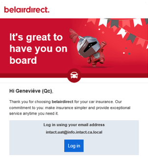 Email screenshor