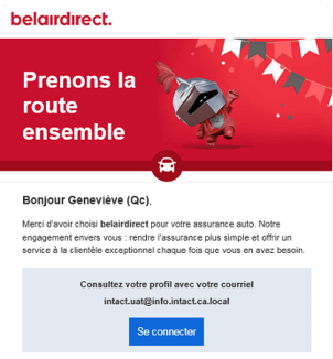 Email screenshor