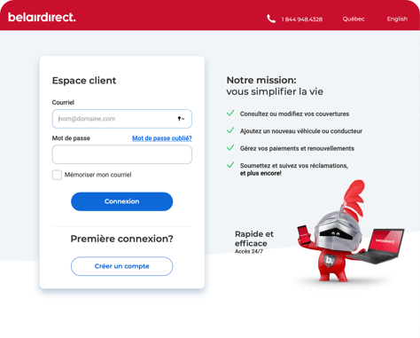 Login screenshot